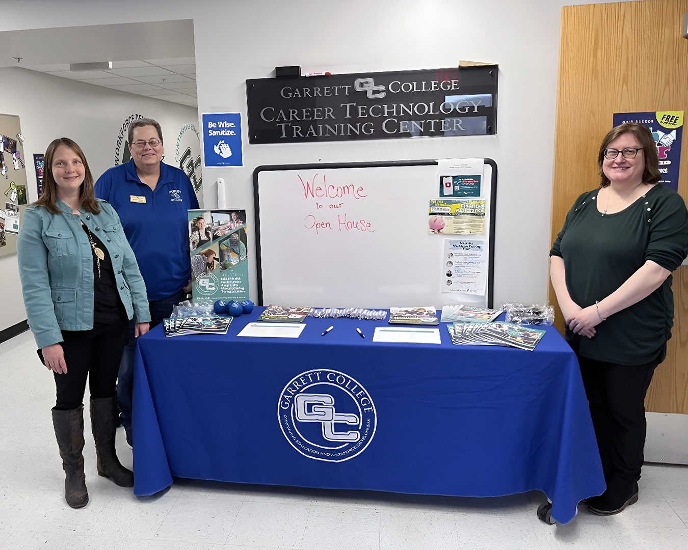 Workforce training open house, photo capitoned below